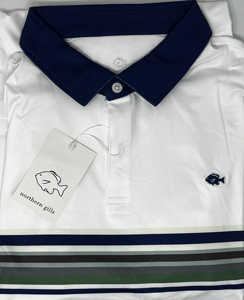 Retro Two-Button Performance Polo