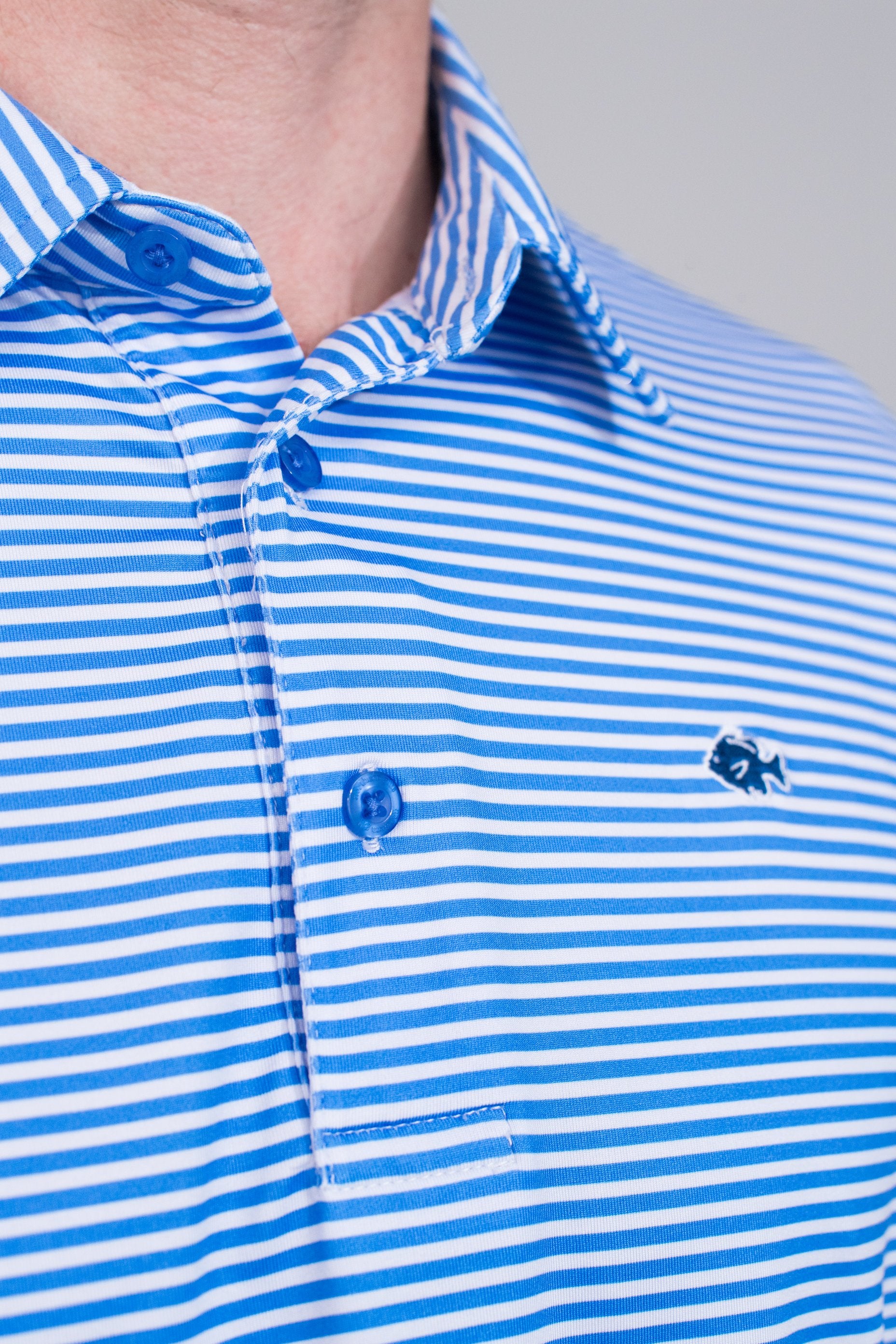 Wawasee Stripe Performance Polo