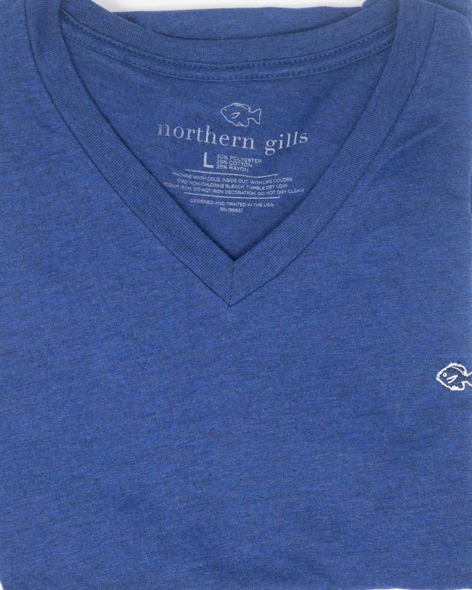 Heathered Blue Northern Gills Tee