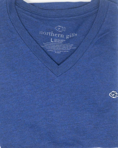 Heathered Blue Northern Gills Tee