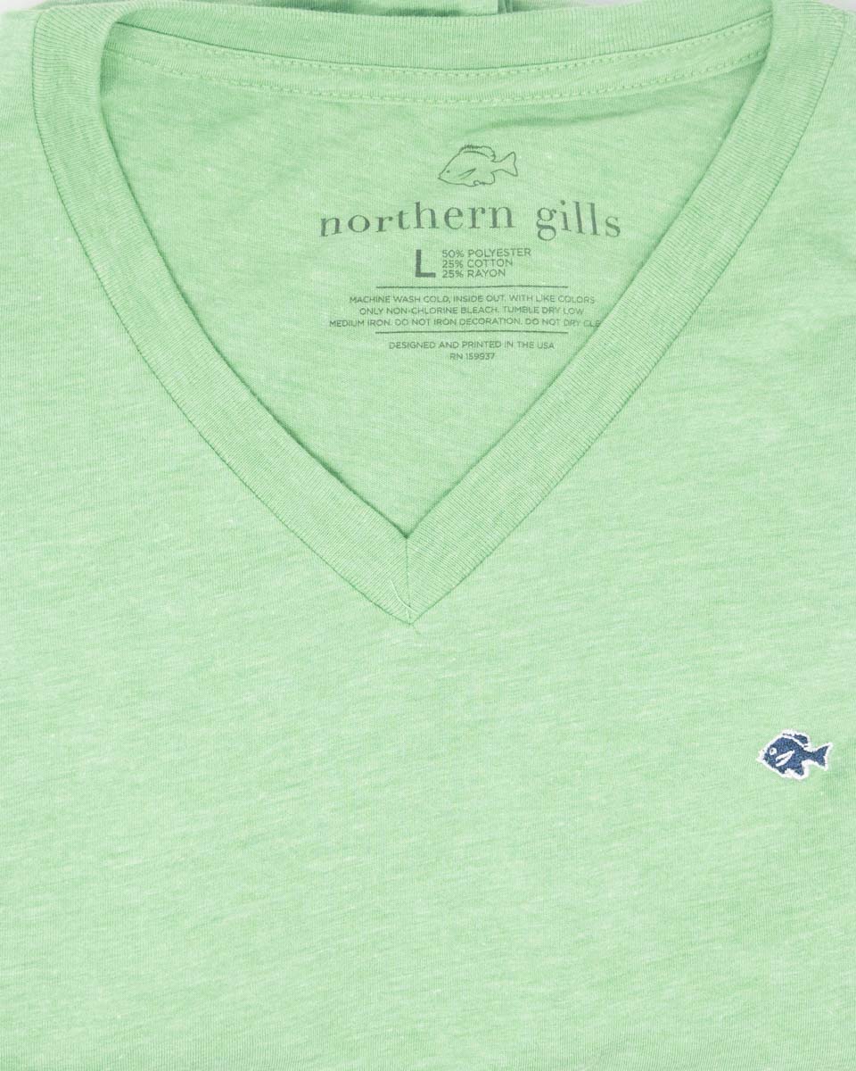 Heathered Green Northern Gills Tee