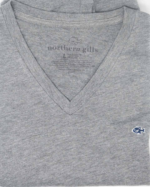 Olive Grey Northern Gills Tee