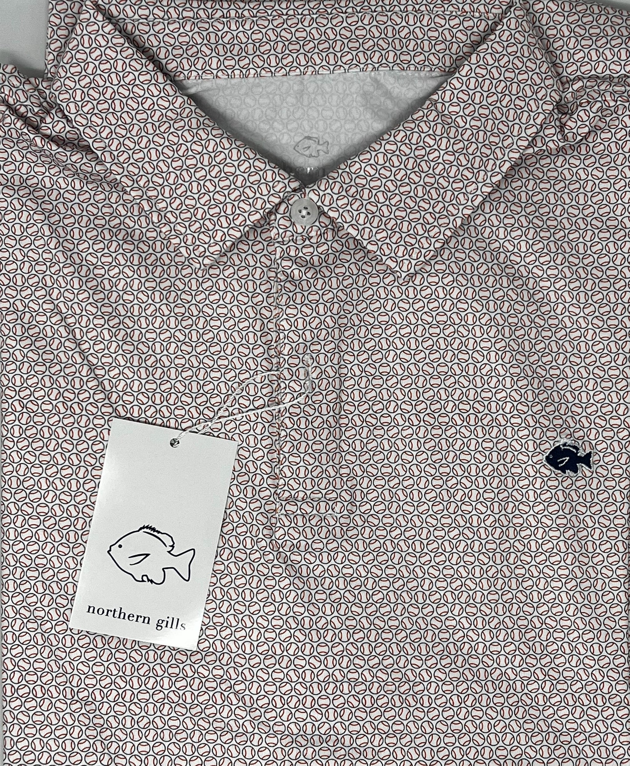 Baseball Two-Button Performance Polo