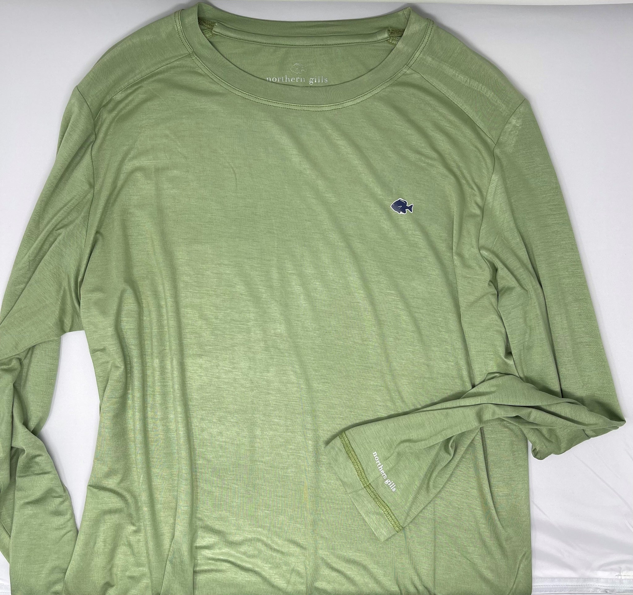 Olive green champion hot sale long sleeve shirt