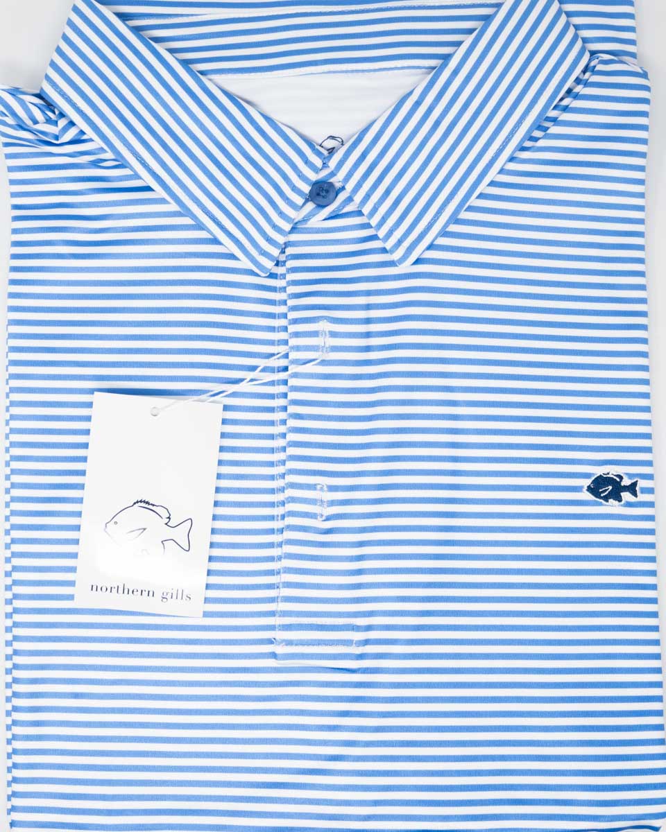 Wawasee Stripe Performance Polo